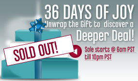 36 Days of JOY Unwrap the gift to discover a deeper deal