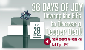 36 Days of JOY Unwrap the gift to discover a deeper deal