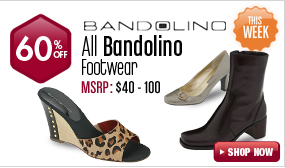 Bandolino Footwear - All Styles 60% off This Week! 