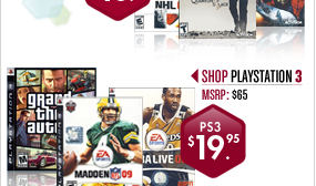 Video Games - PS2 $10.95 / PS3 $19.95 / PSP $11.95 This Weekend! 