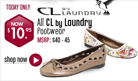 CL by Laundry Footwear - $10.95 All Styles Today Only! 