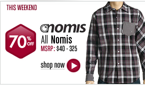 Nomis 70% - All Styles This Weekend! 
