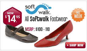 Softwalk Footwear - $14.95 All Styles This Weekend! 