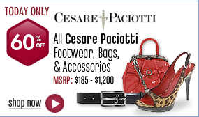 Cesare Paciotti Accessories, Handbags and Footwear - 60% off Today Only! 