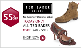Ted baker 55% off Today Only 