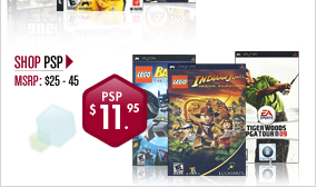 Video Games - PS2 $10.95 / PS3 $19.95 / PSP $11.95 This Weekend! 