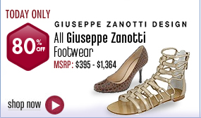 Guiseppe Zanotti Footwear - 80% off All Styles Today Only! 