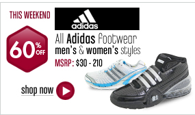 Adidas Footwear - 60% off All Styles This Weekend! 