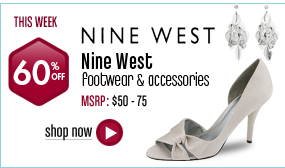 Nine West Footwear and Accessories - 60% off All Styles This Week! 
