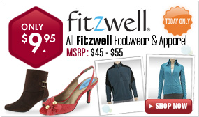 All Fitzwell Shoes and Apparel $9.95