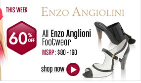 Enzo Anglioni Footwear - All Styles 60% off This week! 
