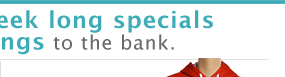 Shop our amazing specials this week & take your extra savings out on a date.