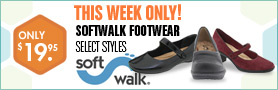 This Week Only! Softwalk Footwear $19.95