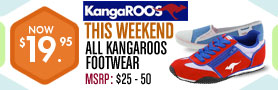 KangaROOS Footwear - $19.95 All Styles This Weekend!