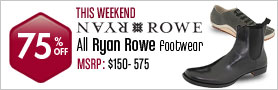 All Ryan Rowe Footwear 75% off 