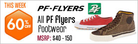 PF Flyers Footwear All Styles - 60% off This Week! 
