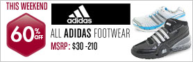 Adidas Footwear - 60% off All Styles This Weekend! 