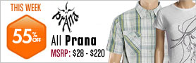 Prana - 55% Off All Styles This Week! 