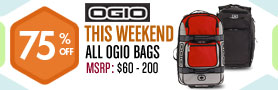 Ogio - 75% off All Styles This Weekend!