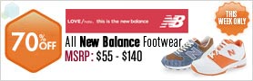 New Balance Footwear - 60% off All Styles Today Only! 