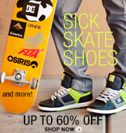 Skate Shoes - DC, Creative Recreation, Supra and more! Up to 60% off