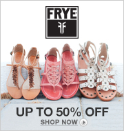 Frye Up to 50% off
