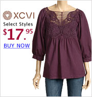 XCVI apparel-Select Styles $17.95 Today Only!