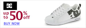 DC Footwear, Apparel, Bags & Accessories All Styles Up to 50% off This Week MSRP 15-350