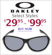 Oakley eyewear Select Styles 29.95-99.95