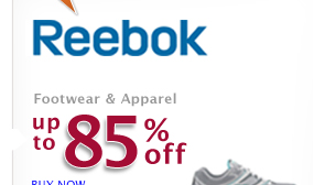 Reebok Footwear & Apparel All Styles Up to 85% off This Weekend