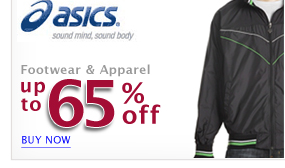 Asics Footwear & Apparel All Styles Up to 55% off This Weekend