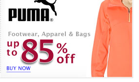 Puma Footwear, Apparel & Bags All Styles Up to 60% off This Weekend