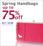 Spring Handbags All Styles Up to 75% off This Week