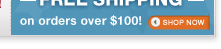 Labor Day Savings Free Shipping on all orders over $100