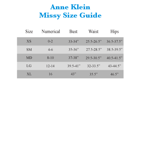 anne klein sleeveless v neck side twist a line dress anne klein size chart