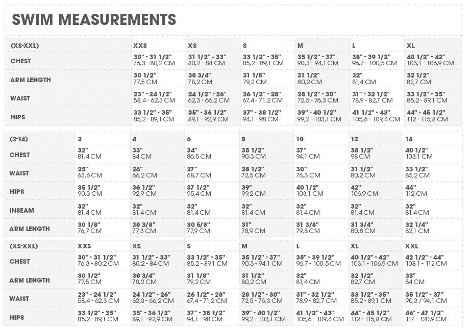 Lole Size Chart