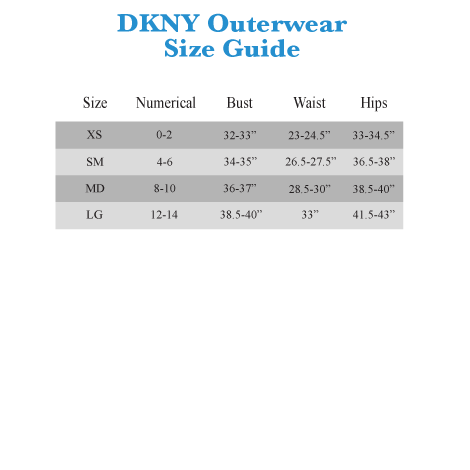 Dkny Size Chart Xl