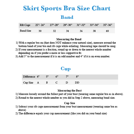 skirt sports sabrina a b bra 6pm com skirt sports size chart