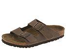 Birkenstock Kids - Arizona - Birkibuc (Toddler/Youth) (Mocha Birkibuc) - Footwear
