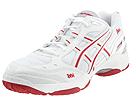 ASICS - Gel-Smash (White/Red/Silver) - Footwear by asics (womens womens athletic athletic performance shoes cleated turf indoor)