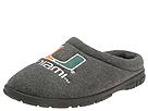 Campus Gear - University of Miami Fleece Slipper (Miami Gray) - Footwear