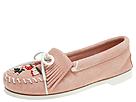 Minnetonka - Thunderbird Suede Boat Sole (Pink Suede) - Footwear