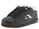 Adio - Flint (Black/White Action Leather) - Footwear by adio (mens mens athletic skate shoes fashion)