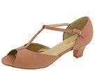 Capezio - Latin T-Strap Sandal - 1.5 (Suntan) - Footwear