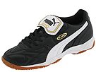 PUMA - King Indoor IT (Black/White/Gold) - Footwear