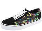 Vans - Old Skool ((Peace Warped Tour) Black/True White/Neon Colors) - Footwear