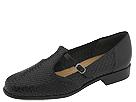 Trotters - Mollie (Black Woven Leather) - Footwear