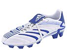 adidas - +Predator Absolute TRX FG (Running White/Collegiate Royal/Metallic Silver) - Footwear by adidas (mens mens athletic athletic performance shoes cleated cleated soccer firm ground cleats)