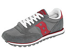 Saucony Originals - Jazz Low Pro (Charcoal/Red) - Footwear