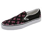 Vans - Classic Slip-On ((Zebra Herd) Black/Aurora Pink) - Footwear